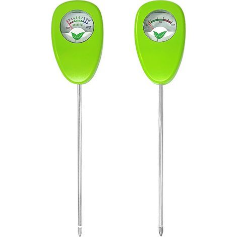 Outil de test pour le jardinage, facile à transporter et adapté à l'entretien des plantes : mesure de l'humidité du sol (1 mètre) et de la pression du sol (1 mètre). (1/5)