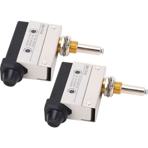 Interrupteur de fin de course BERM 2 pièces, micro-rupteur unipolaire voyage 600OF 100RF 2PT 6OT 0.8MD, contacts NO NC, 250VAC (1/5)