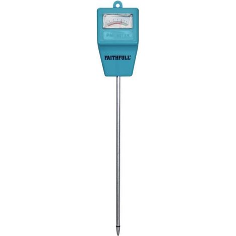 Faithfull Soil pH Meter with 200mm Probe, Analogue Needle, No Batteries (1/4)