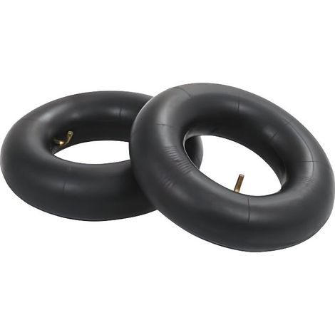 Chambres à air 13x5.00-6 en Caoutchouc - YAP - Lot de 2 - Noir - TR87 courbée (1/3)