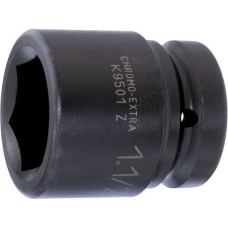 Clé à douille Bahco 1-1/8 hexagonal acier allié finition phosphate