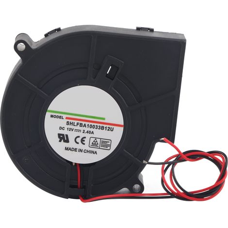 Ventilateur à double turbine à billes pour pique-nique, camping, chauffage et barbecue, 12 V, 2,4 A (1/5)