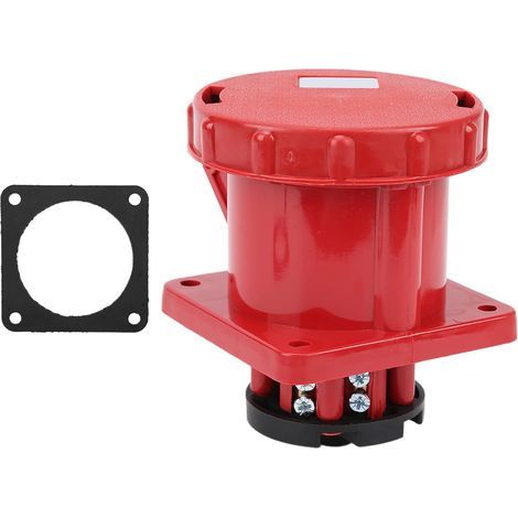 Industrial 5-Pin Connector, Straight Plug 63A 380-415V, IP67 Waterproof, Three-Phase for Agriculture (1/5)