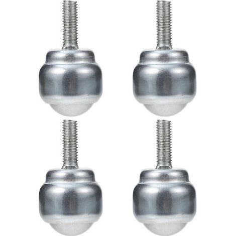 4 roulettes à billes portables pour transfert de charge.-5.5X3cm-Silver (1/4)