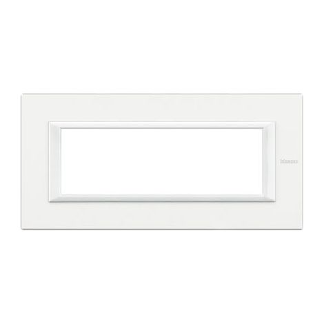 Placca Rettangolare 6Mod Bianco Axolute (Bticino Cod. Ha4806Hd)