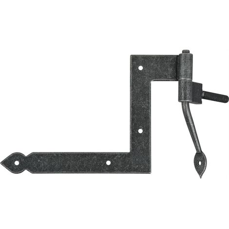 HALCÖ Fensterwinkelband Fulp 112,5 x 140 mm, Stahl verzinkt schwarz passiviert (1/4)