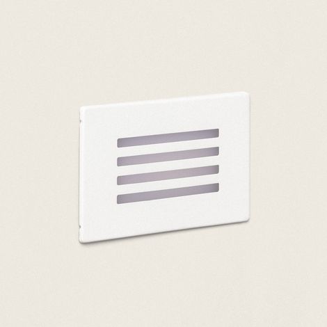 Balise Extérieure LED 3W Encastrable au Mur Elis  Blanc