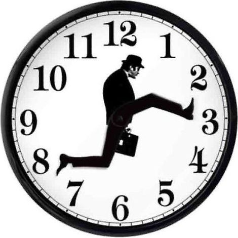 Orologio da parete creativo per un soggiorno rilassante, orologio da parete silenzioso, orologio da parete decorativo per il soggiorno (nero) -FS- (1/4)