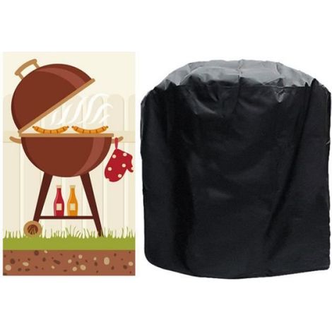 145x61x117 - Housse pour Barbecue, couverture imperméable, pour grand BBQ Weber'extérieur au gaz, résiste aux (1/4)