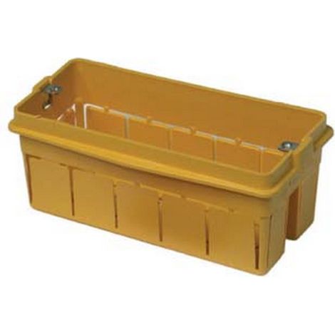 10PZ SCATOLA INCASSO INSERTI METALLO SENZA COPERCHIO 4 posti tipo 504