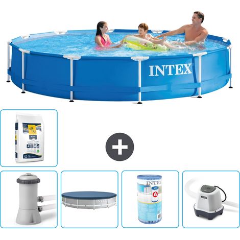 Intex Piscine Tubulaire Ronde - 366x76 cm - 6-pièces S31736 (1/5)