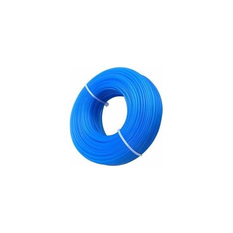 Fil rond en nylon 1,6 mm pour débroussailleuse – Longueur 100 m – Résistant pour coupe précise d'herbes – Compatible avec plusieurs modèles