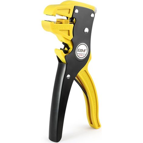 Inch Electrician's Wire Stripper, Fast Automatic Wire Stripper and Cutter, Wire Cutter for 14-24 AWG Cables, with Self-Adjusting Jaws, for Stripping and Cutting Wire (1/5)