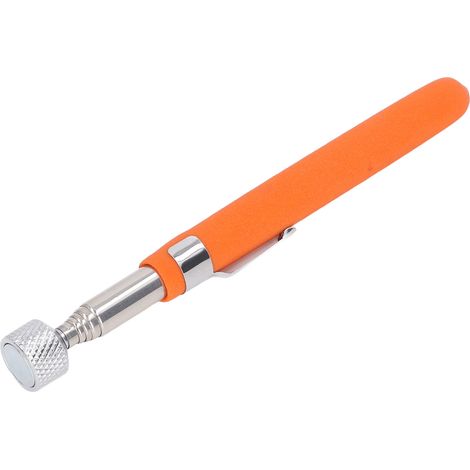 Outil de ramassage magnétique télescopique, bâton magnétique extensible avec clip de poche, 4,5 kg (1/5)