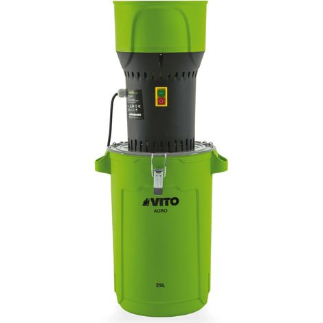 Moulin à Grains électrique 25L 1300W 5 tamis 2 à 8 mm Débit 300 kg/h - Broyeur Céréales Maïs Épices & Aliments pour Animaux VITO (1/5)