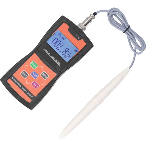 Testeur de champ magnétique numérique portatif pour aimants permanents, mesureur de Gauss haute précision, détecteur d'intensité de surface (1/5)