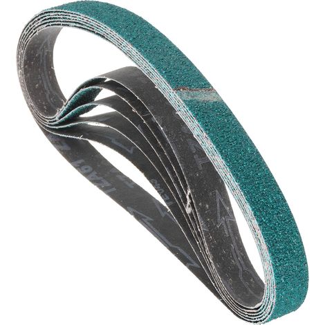 6 Bandes De Ponçage 24 Grain Zircone Abrasif Ceinture Papier (1/5)