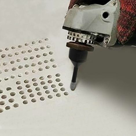 Punte per piastrelle da 6 mm M14, punta diamantata per piastrelle in porcellana e marmo – Sega a tazza diamantata, 2 punte diamantate a secco per smerigliatrice angolare Guazhuni (Nero) (1/4)