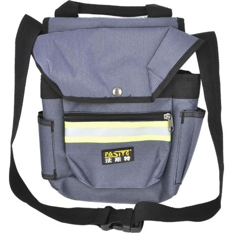 Oxford Zangen Schere Werkzeughalter Tasche en nylon imprimé à grille bleue (1/2)