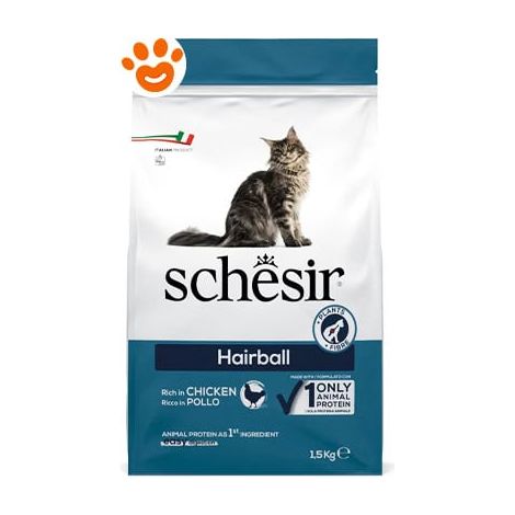 Schesir Cat Hairball Pollo - Schesir Cat Hairball Pollo - Sacco Da 1,5 Kg