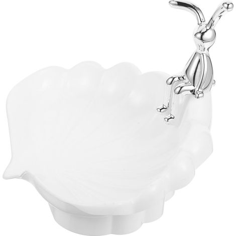 Soap Dish PP Material Bunny and Shell Shape Design Self