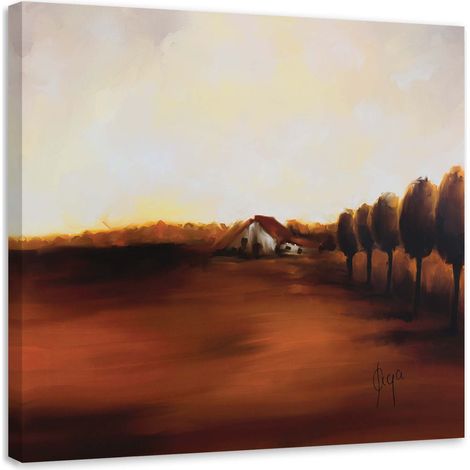 Tableau sur toile Paysage Toscane 60x60 (1/5)