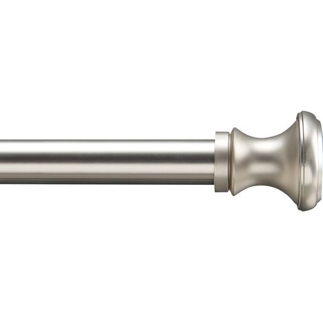 Tringle à rideau extensible 250-360 cm – Finition argent – Pour montage facile avec supports inclus – Solution élégante pour intérieur (1/5)