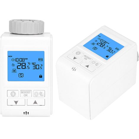 Robinet chauffant intelligent avec vanne thermostatique et contrôle de température, compatible avec le hub Tuya Gateway pour les appareils de type Zigbee. (1/5)
