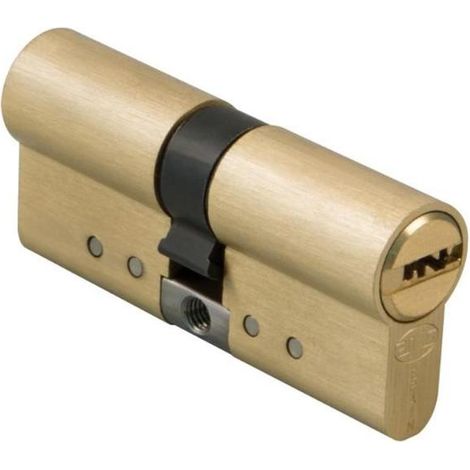 AMIG bombillo 10000-62 31x31 laton mate , Cilindro de alta seguridad Mod.10000, 21536Doble embragueCilindro codificado, antitaladro, antiextracción, protección contra ganzú (1/3)