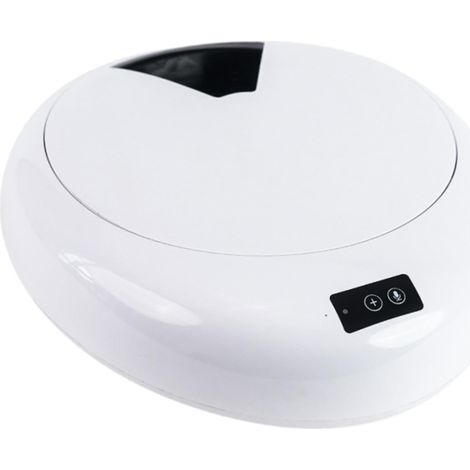 Distributeur Automatique croquettes pour Chat et Chiot, avec Plateau Amovible et minuterie pour 6 Repas. Idéal pour la Maison. Convient également, Noir (1/5)