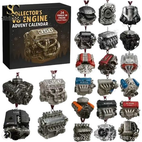 New Engine Collector's Edition Advent Calendar Blind Box Christmas Tree Decoration Acrylic Ornament - Engine Collector's Edition Advent Calendar Blind Box -