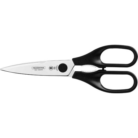 Tramontina forbice multiuso Supercort acciaio inox nero 21 cm