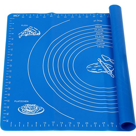 Tagliere da pasticceria, tappetino da cucina in silicone 50x40 cm, colori