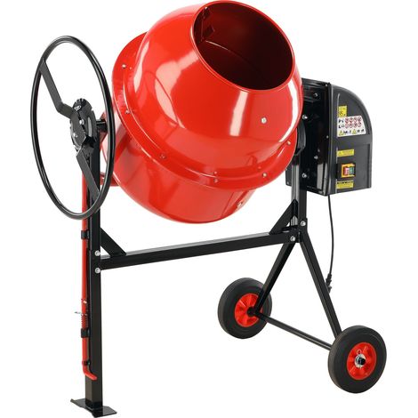 Elektrischer Betonmischer 800W 160L (1/5)