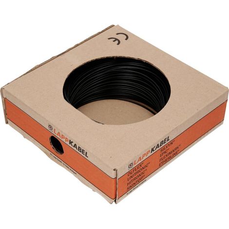Cavo di installazione H05V-K (LgY) 0,75 nero /100m/
