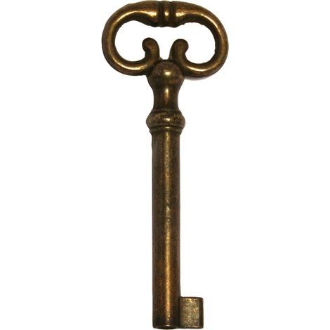 Clé de meuble en laiton vieilli pour serrure à pattes et applique – Pour bois dur – Usage professionnel – THIRARD
