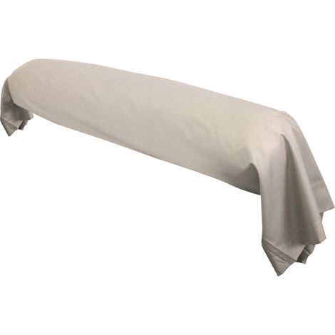 Taie de traversin uni coton ALTO 185x43 cm