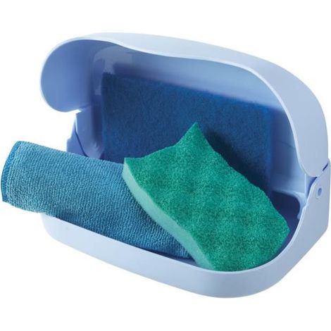 Porte-éponge - Nikkia - L 22 cm x l 12,5 cm x H 7 cm - Coloris aléatoire - Livraison gratuite
