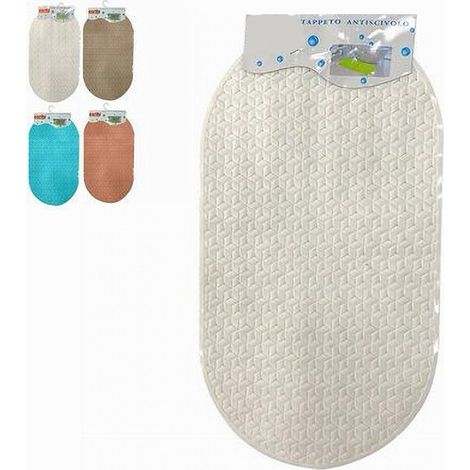 Trade Shop - Alfombra Pvc Antideslizante Para Bañera Ducha 68 X 37 Cm 59312 - (1/2)