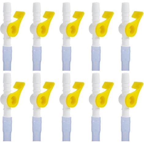 Packung mit 10 Katheterventilen zur Harnableitung, mit glatten Kanten und Silikonschlauch (1/5)