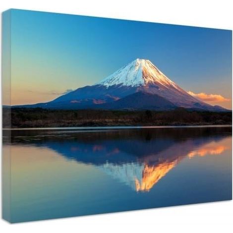 Quadro su tela, Paesaggio giapponese Monte Fuji - 90x60 (1/5)