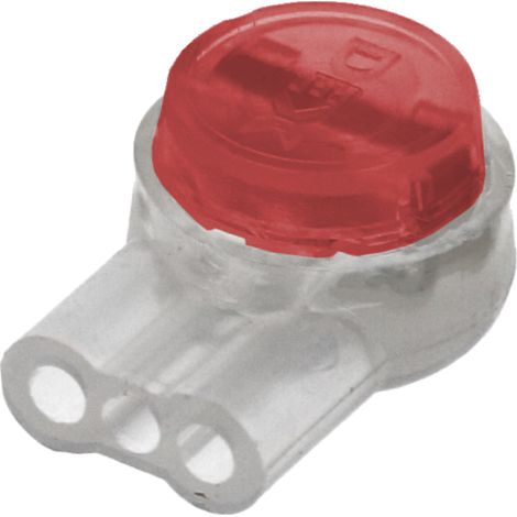 Cellpack – Connecteur téléphone 3 entrées – Section de fil 0,4 à 0,9 mm – Lot de 100 connecteurs – Auto-dénudant avec gel d'isolation (1/2)