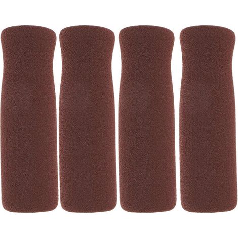 Lot de 4 poignées de béquille antidérapantes pour personnes âgées-11.00X3.50X3.50CM-Light Brown (1/3)