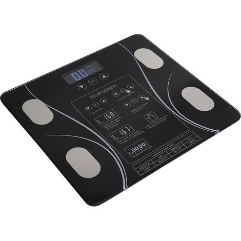Pèse-personne électronique rechargeable USB 0,2-150 kg, balance de salle de bain numérique précise, indicateur de poids corporel domestique (1/5)