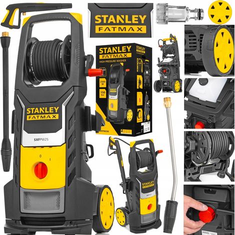 Nettoyeur haute pression en laiton Stanley FatMax 2500 W, à induction, 250 bars, auto-aspiration