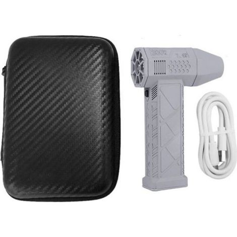 1 Ventilateur de poche, 130000 tr/min, sans fil, batterie 4000 mAh, 3 vitesses, pour nettoyage domestique et professionnel (1/5)
