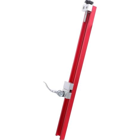 Rail de Guidage pour Scie Circulaire Base de Rail de Scie Circulaire Réglable en Aluminium Rouge Coupe de Précision Bricolage et Menuiserie Industrielle (1/5)