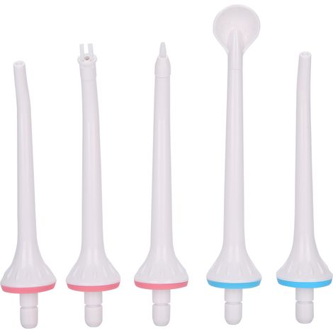 Embout de Rechange pour Irrigateur Buccal - Jet Dentaire - Nettoyeur de Dents Blanc (1/5)