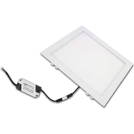 Pannello led incasso quadrato slim 24 watt plafoniera luce bianca fredda 6500k faretto illuminazione di interni driver incluso (1/3)