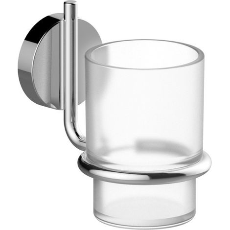 Bicchiere Porta spazzolini Serie Wire - Fissaggio ad incollo o con Viti (1/2)